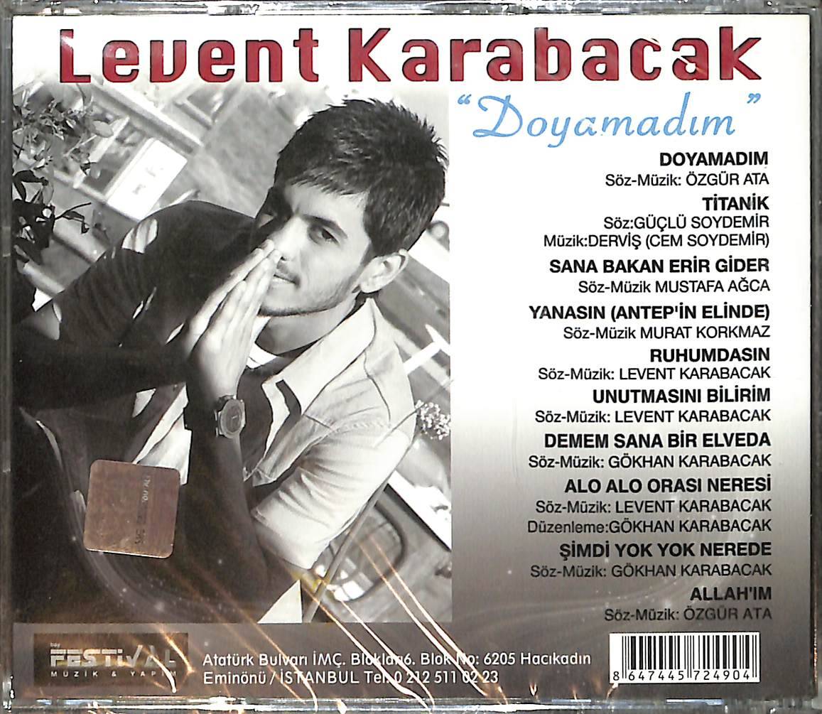 Levent Karabacak - Doyamadım CD (Sıfır) CD4699 - 2