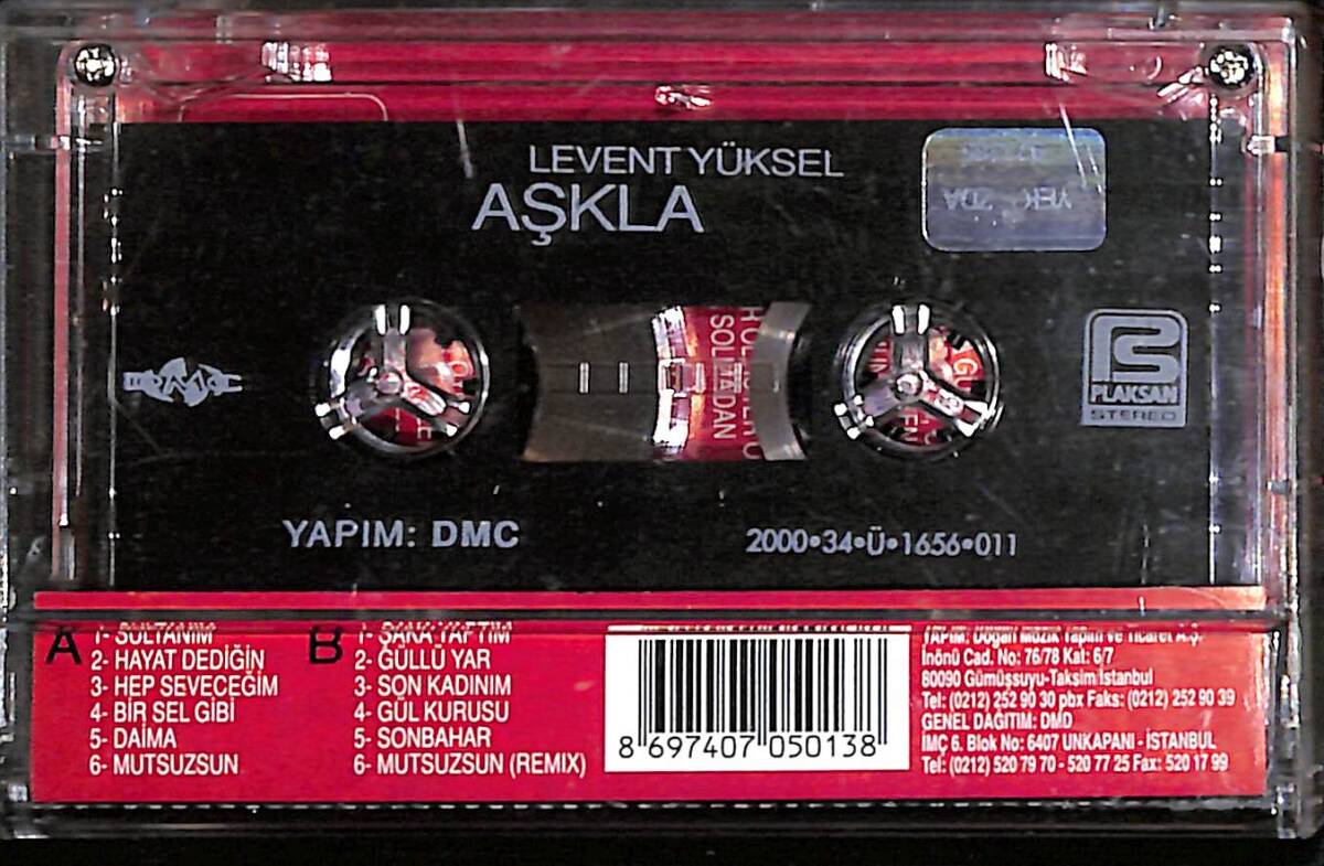 Levent Yüksel - Aşkla Kaset (İkinci El) KST27679 - 2
