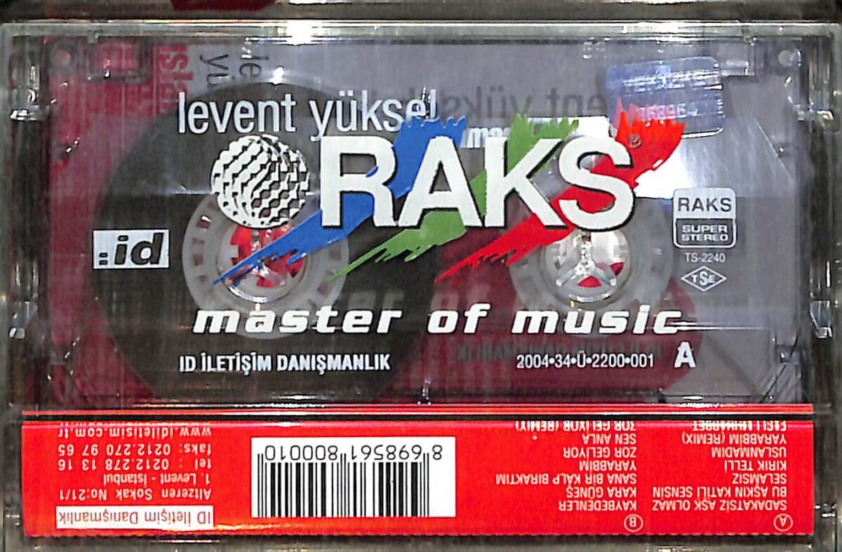 Levent Yüksel - Uslanmadım Kaset (Sıfır Kaset) KST29345 - 2