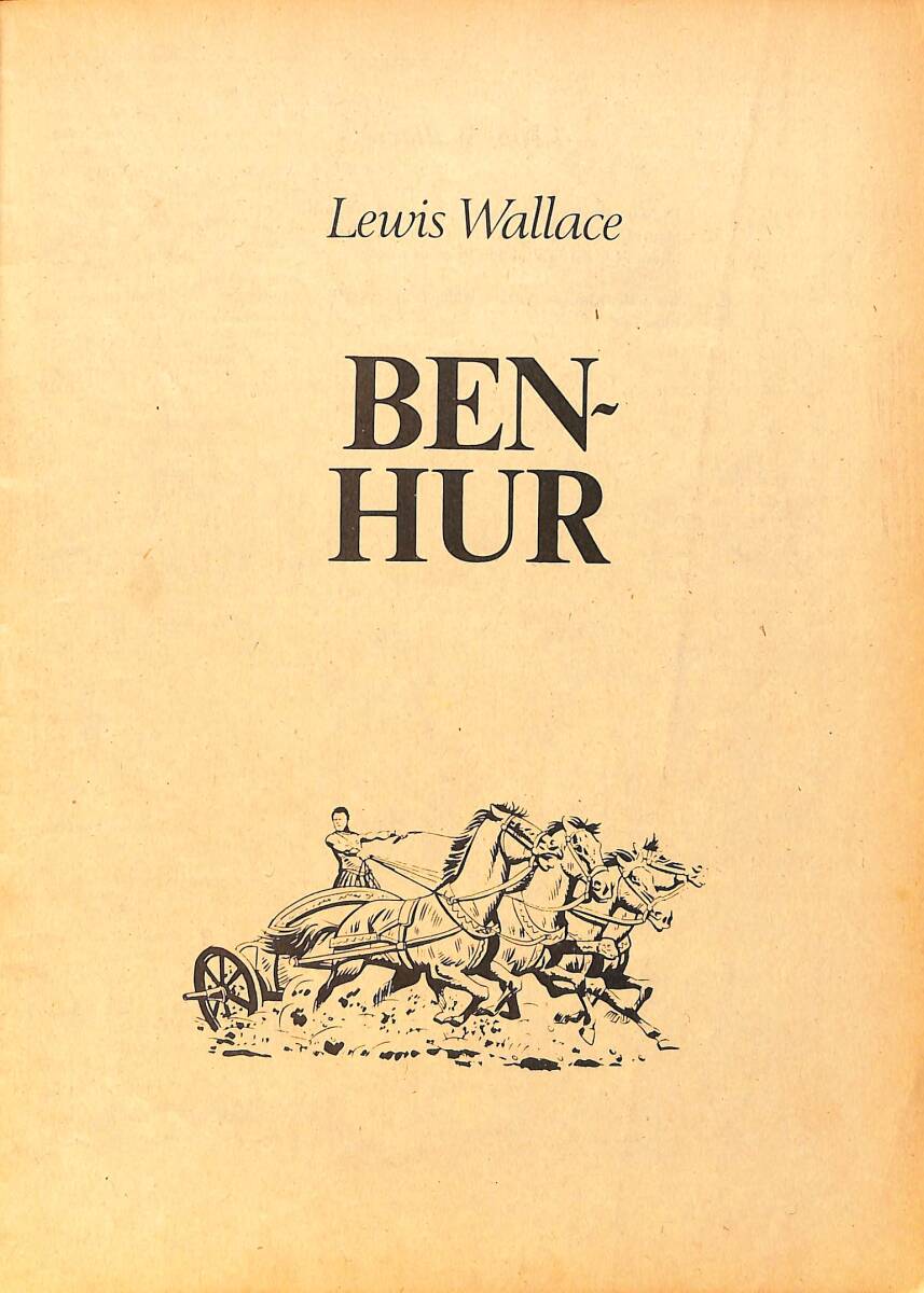 Lewis Wallace - Ben-Hur Çizgi Roman NDR96519 - 1