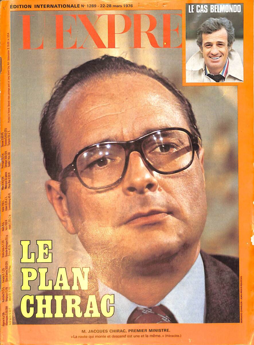 L'express – Edition Internatıonale – No.1289 – 22-28 Mars 1976 – Jeanne Moreau et Lucia Bose - Saint-Etienne: ce n'est pas un miracle! NDR100401 - 1