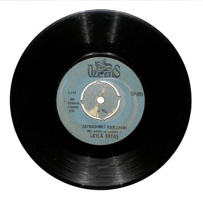 Leyla Ertaş - Dayımınoğlu / Çatmadımki Kaşlarımı PLAK (10/6.5) PLK821 - 2