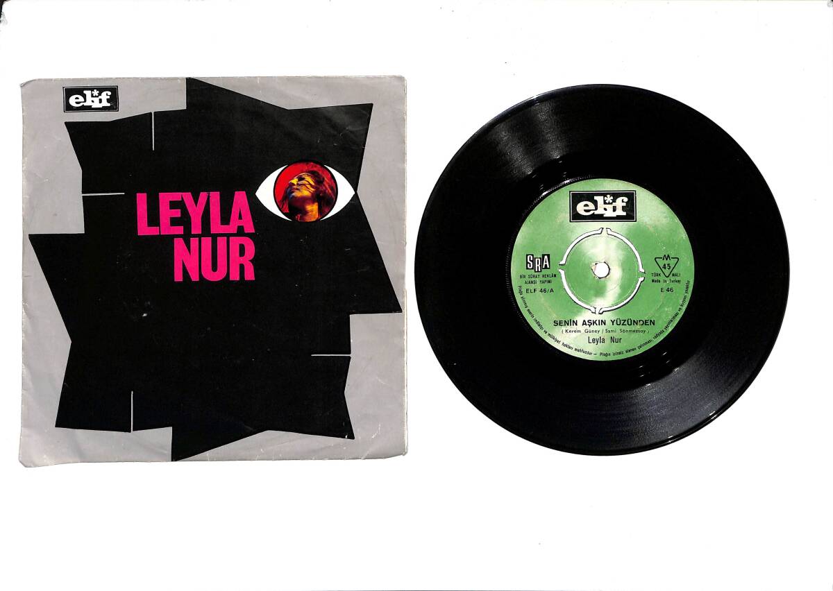 Leyla Nur ‎– Senin Aşkın Yüzünden & Zehretme Hayatımı 45′lik Plak (10/7) PLK27450 - 1