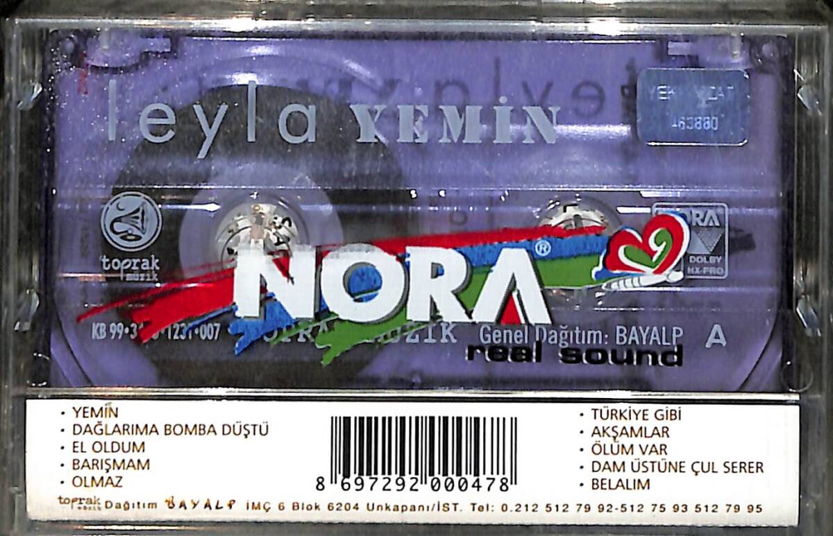 Leyla - Yemin Kaset (Sıfır) KST26894 - 2