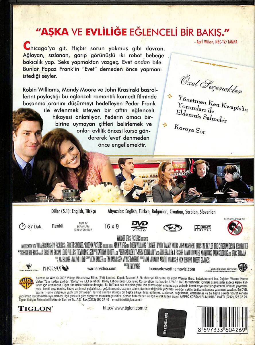 License To Wed - Çık Aramızdan DVD Film (İkinci El) DVD2541 - 2