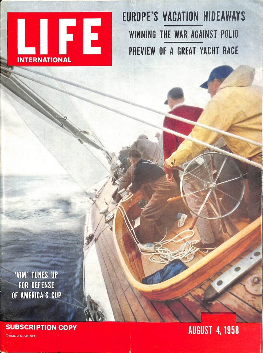 Life Magazine – August 4, 1958 – International Edition – Joy In Land Of Promise: Alaska Becomes A State - Pretty Dates In U.S. Cheer Up The Shah NDR100341 - 1
