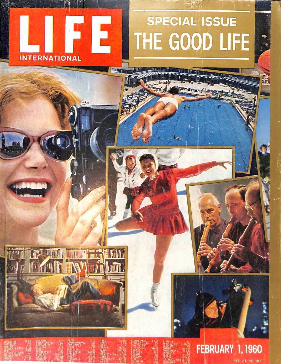 Life Magazine – February10, 1960 – International Edition – Special Issue The Good Life - The Good Life In Hong Kong - What's In Store For 1975? NDR100370 - 1