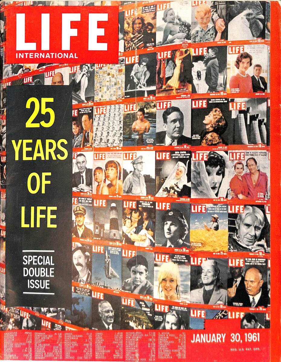 Life Magazine – January 30, 1961– International Edition – Golden Days Of Style - The Explosion Of Science - The Era For PVT. Everyman NDR100359 - 1