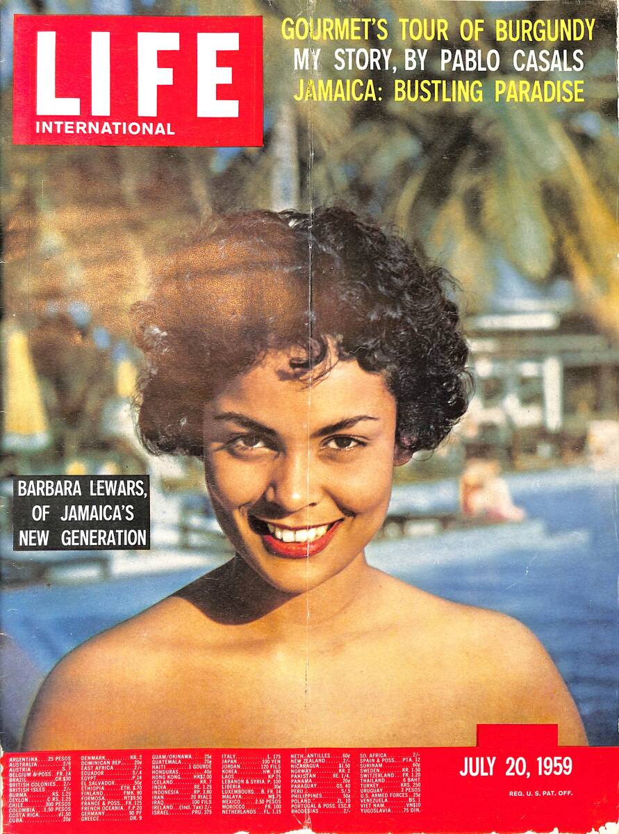 Life Magazine – July 20, 1959 – International Edition – Cover: Barbara Lewars - On The Agenda For Geneva: Berlin -A Surprising Best-Seller For Mideast NDR100326 - 1