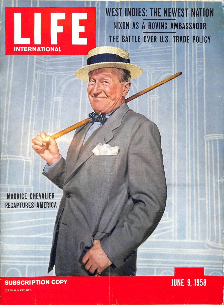 Life Magazine – June 7, 1958 – International Edition – Maurice Chevalier Recaptures America - British Indies Federation: Calypso Dancer NDR100348 - 1