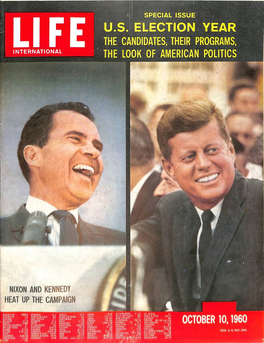 Life Magazine – October 10, 1960 – International Edition – Nixon And Kennedy Heat Up The Campaign - Vital Factor: America's Many Minorities NDR100369 - 1