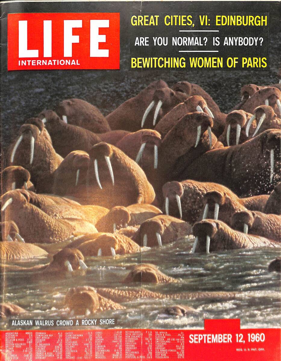 Life Magazine – September 12, 1960 – International Edition – U.S. View Of 