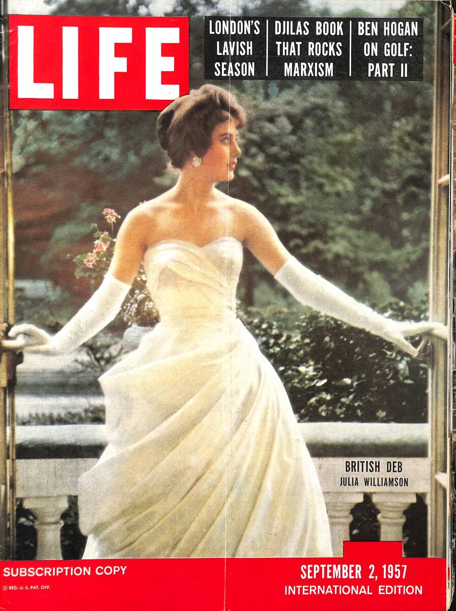 Life Magazine – September 2, 1957 – International Edition – Cover: Julia Williamson - A Red Blow At Marxism - Automation's Big Man: Tom Watson JR. NDR100345 - 1