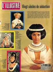 LILLUSTRE REVUE SUISSE No 18 2 Mai 1963 - Arletty , Anita Eckberg , Marina Vlady NDR84094 - Gökçekoleksiyon