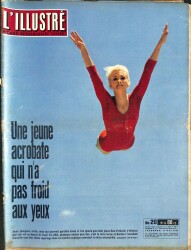 LILLUSTRE REVUE SUISSE No 20 16 Mai 1963 - Ludwig Erhard , Margaret Bondit, Alexandra Chancele NDR84093 - Gökçekoleksiyon