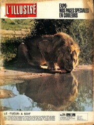 LILLUSTRE REVUE SUISSE No 24 11 Juin 1964 - Par Michel Borri, Christine Keeler, Natalie Wood NDR84088 - Gökçekoleksiyon