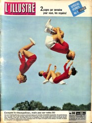 LILLUSTRE REVUE SUISSE No 38 19 Septembre 1963 - Elisabeth 2 , Jean Gabin , Soraya NDR84092 - Gökçekoleksiyon