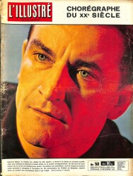LILLUSTRE REVUE SUISSE No 50 10 Dezembre 1964 - Maurice Bejart , Louis Merlin, Marina Karella NDR84089 - Gökçekoleksiyon