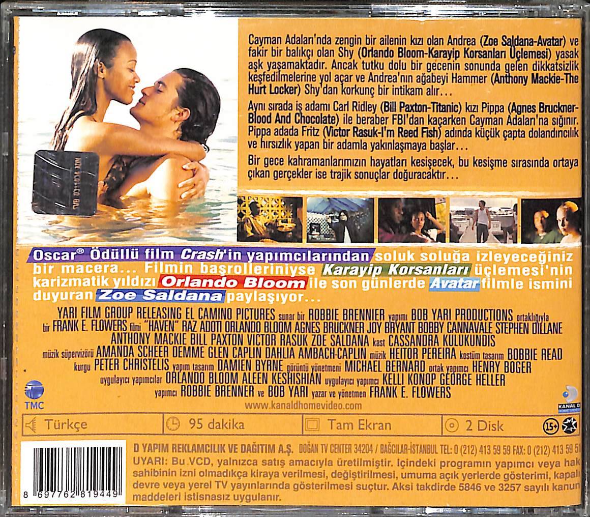 Liman - Haven Orjinal VCD Film ' Bıll Paxton, Orlando Bloom, Zoe Saldana ' VCD28056 - 2