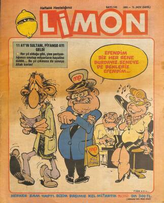 Limon Mizah Dergisi 15 Aralık 1988 Sayı 145 NDR81122 - 1