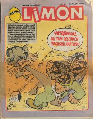 Limon Mizah Dergisi 8 Eylül 1988 Sayı 131 NDR81146 - 1