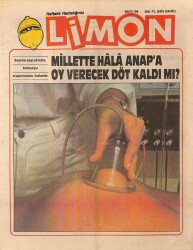 Limon Mizah Dergisi Sayı159 23 Mart 1989 NDR21785 - Gökçekoleksiyon