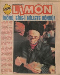 Limon Mizah Dergisi Sayı192 8 Kasım 1989 NDR21765 - Gökçekoleksiyon