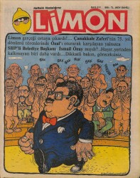 Limon Mizah Dergisi Sayı211 22 Mart 1990 NDR21257 - Gökçekoleksiyon