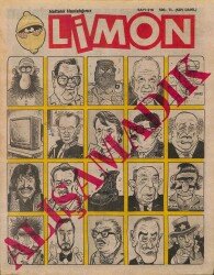 Limon Mizah Dergisi Sayı216 26 Nisan 1990 NDR21262 - Gökçekoleksiyon