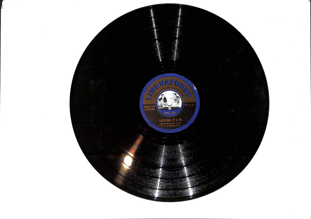 Linguaphone 1950's English Course Lesson 27&28 / 29&30 PLAK (10/7.5) PLK26077 - 1