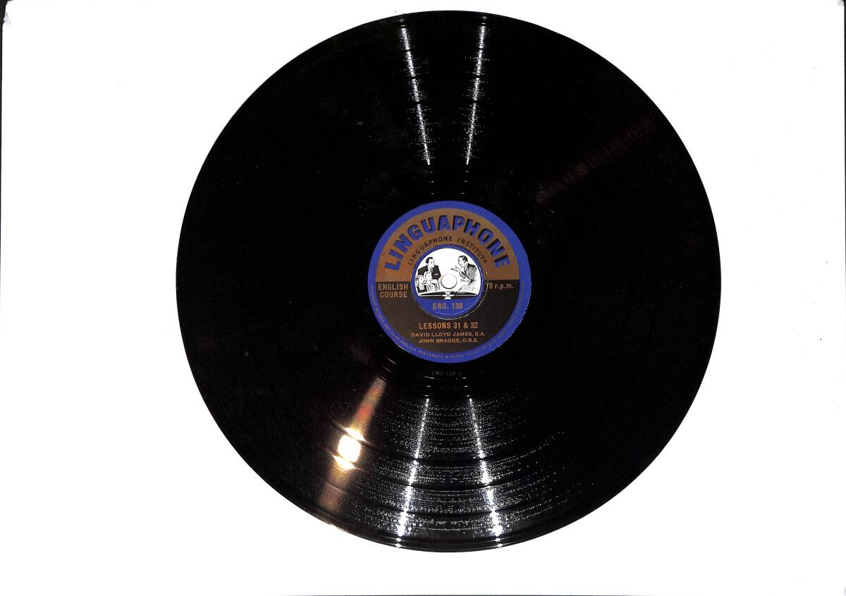 Linguaphone 1950's English Course Lesson 31&32 / 33&34 PLAK (10/7.5) PLK26078 - 1