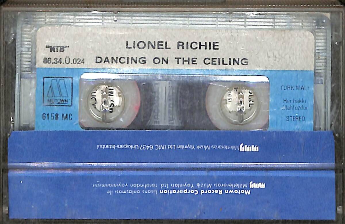 Lionel Richie - Dancing On The Ceiling Kaset (İkinci El Kaset) KST29798 - 2