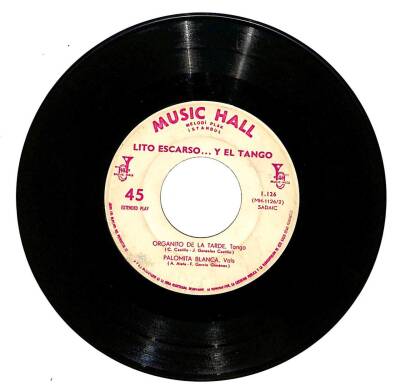 Lito Escarso...Y El Tango - Organito De La Tarde - Viejo Rincon (107) PLK16561 - 1