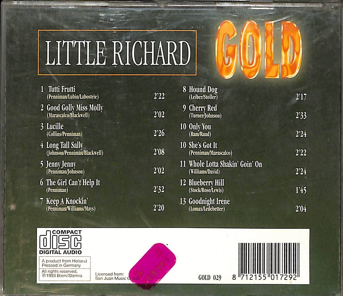 Little Richard - Gold CD (İkinci El) CD4202 - 2