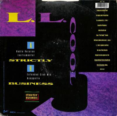 LL Cool J - Strictly Business (Vinyl, UK, 1991) (109.5) PLK17358 - 2