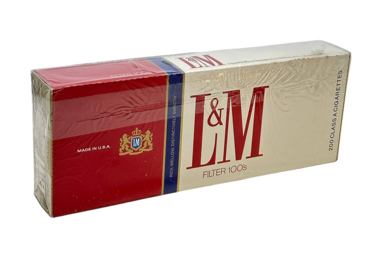L&M 100's Açılmamış Karton Filtreli Sigara 1970'ler AOB4779 - 1