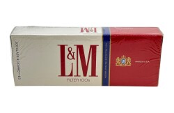 L&M 100's Açılmamış Karton Filtreli Sigara 1970'ler AOB4779 - 2