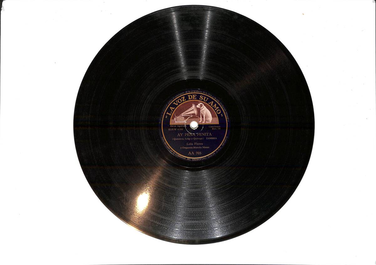 Lola Flores Y Orquesta Manolo Matos - Ay Pena Penita / Bulerias De Antonio Torres Garcia TAŞ PLAK (10/7) PLK26087 - 1