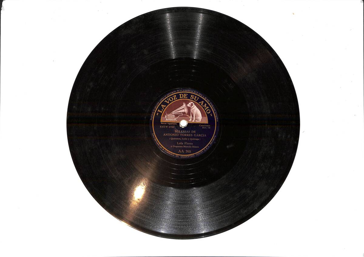 Lola Flores Y Orquesta Manolo Matos - Ay Pena Penita / Bulerias De Antonio Torres Garcia TAŞ PLAK (10/7) PLK26087 - 2