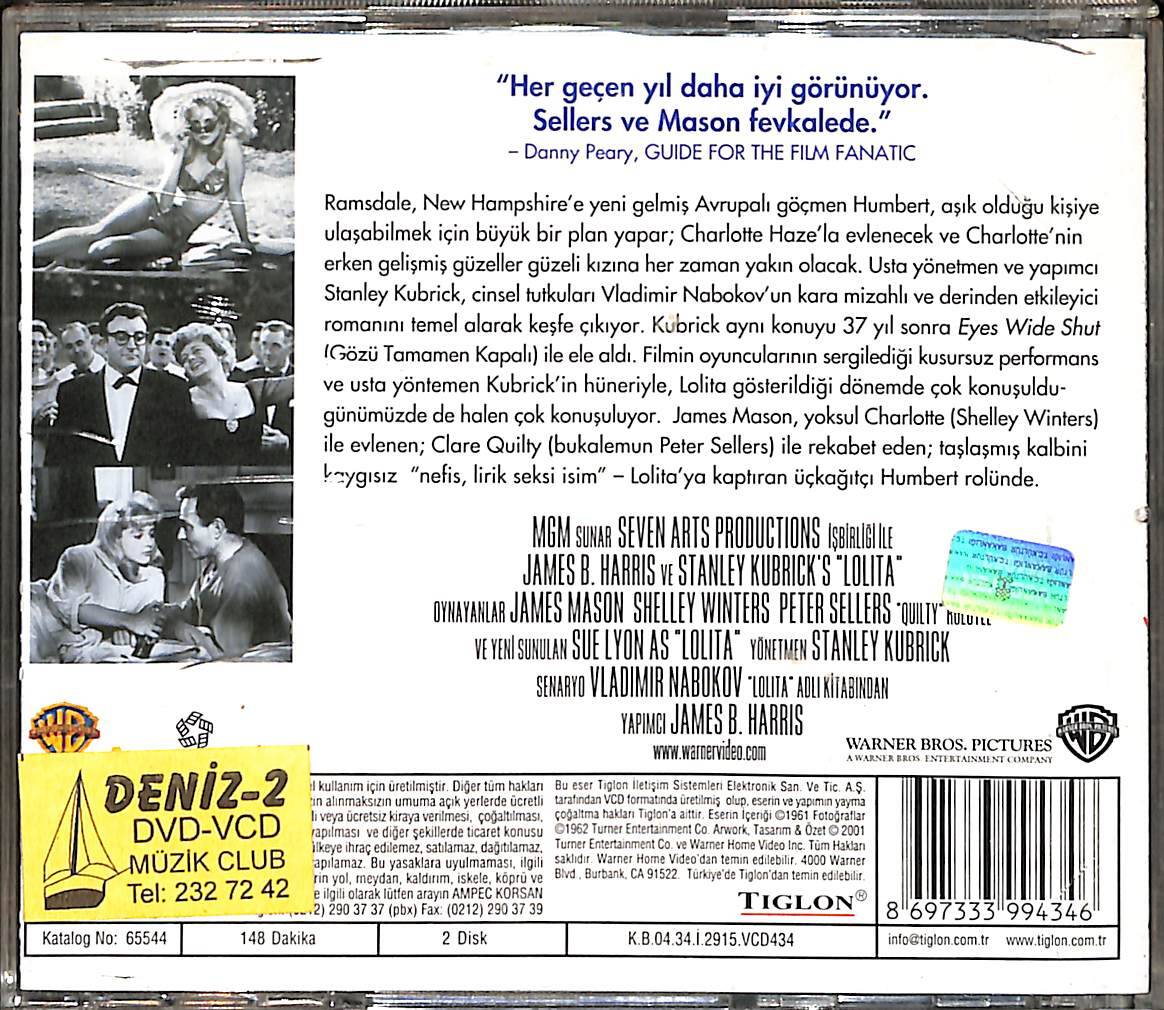 Lolita (1962) Orjinal VCD Film ' Stanley Kubrick Filmi ' VCD28893 - 2