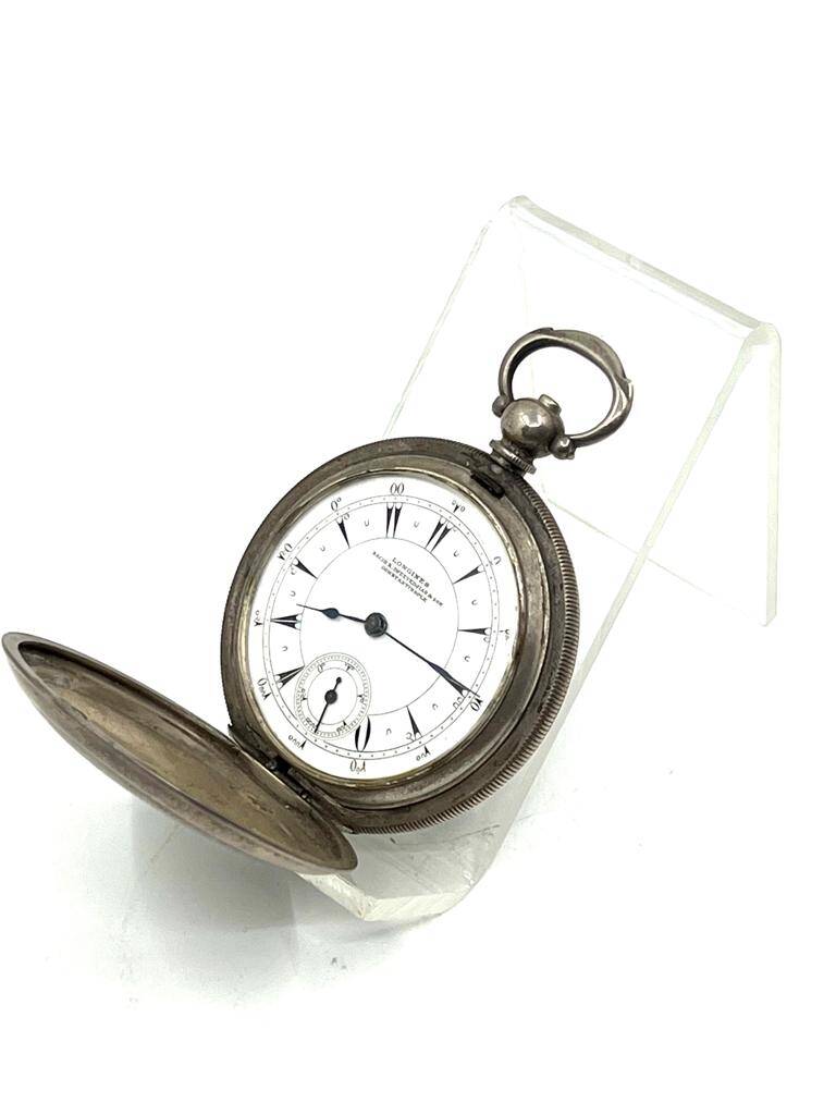 Longines Nacıp K.Djezvedjıan Constantınople Gümüş Kasa Osmanlı Kadran Anahtar Kurmalı Cep Saati SAA162 #14.95 - 6