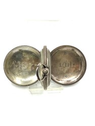 Longines Nacıp K.Djezvedjıan Constantınople Gümüş Kasa Osmanlı Kadran Anahtar Kurmalı Cep Saati SAA162 #14.95 - 5