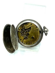 Longines Osmanlı Kadran Gümüş Kasa Porselen Mineli Anahtar Kurmalı Cep Saati SAA066 #11.50 - 7