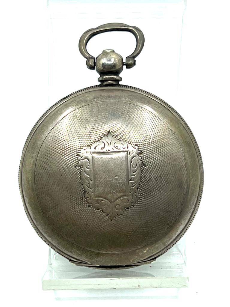 Longines Osmanlı Kadran Gümüş Kasa Porselen Mineli Anahtar Kurmalı Cep Saati – 55 mm | SAA066 #11.50 - 2