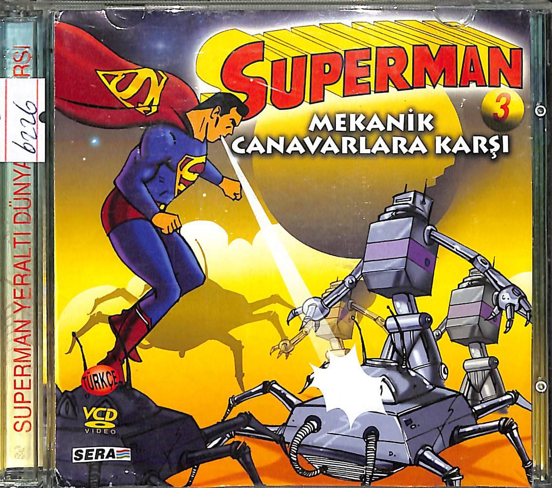 Superman Mekanik Canavarlara Karşı Türkçe Çizgi Filmi VCD Film VCD27888 - 1