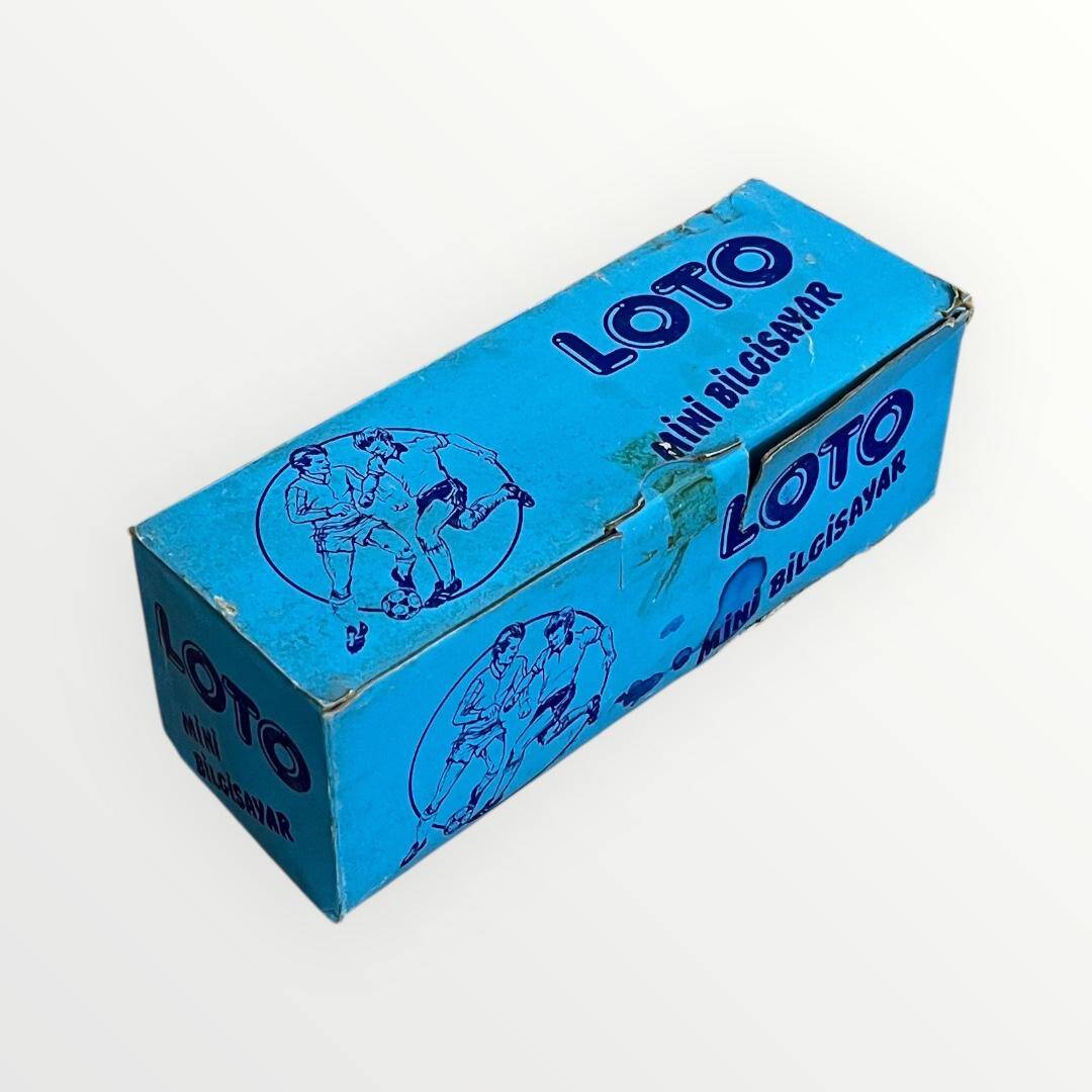 Loto Mini Bilgisayar Tam Dolu Kutu 1988 Üretimi AOB4814 - 1