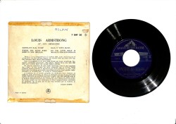 Louis Armstrong And His Orchestra – Mahogany Hall Stomp & Back O'Town Blues 45′lik Plak (10/7.5) PLK27361 - 2