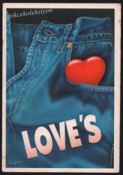 Loves Yazılı Kartpostal KRT3354 - Gökçekoleksiyon