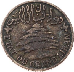 Lübnan 5 Piastres 1925 - ÇT YMP11276 - Gökçekoleksiyon
