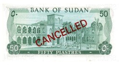 Lübnan 50 Piaster SPECIMEN 1980 Çil YKP2697 - 2